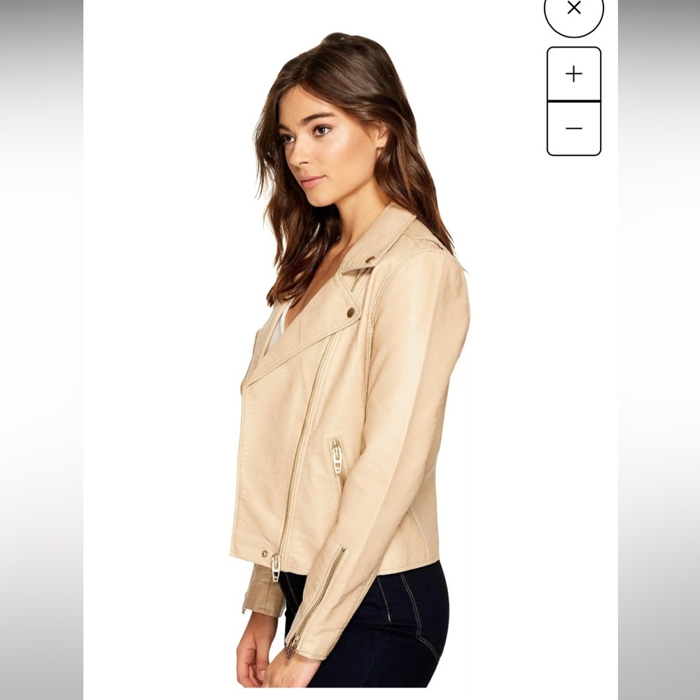 NWT Blank NYC Faux Leather Moto Jacket Size Small - Picture 2 of 15